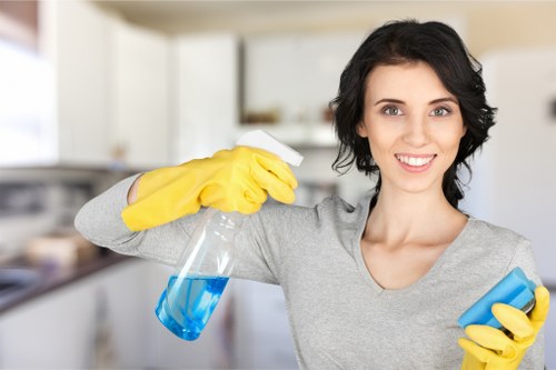 Professional carpet cleaning equipment used in a residential or commercial space