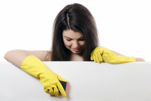 Close-up view of carpet cleaning process showing professional care and stain treatment